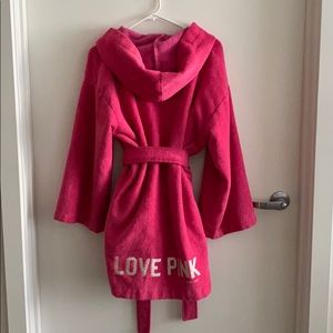 PINK Terry-cloth Robe SIZE M/L